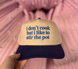 Stir The Pot Trucker Embroidered Hat - BarBelles Boutique