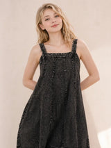 Washed Denim Mini Dress - BarBelles Boutique