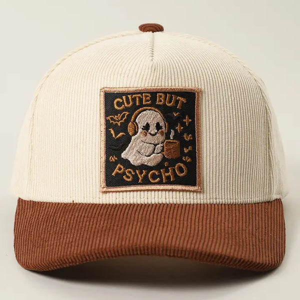 Cute But Psycho Corduroy Hat