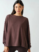 Brandi Oversized Long Sleeve Top