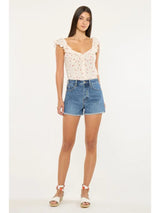 Denim Queen Shorts - BarBelles Boutique