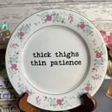 Snarky Funny Home Plates - BarBelles Boutique