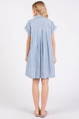 Flow & Glow Striped Button Down Dress