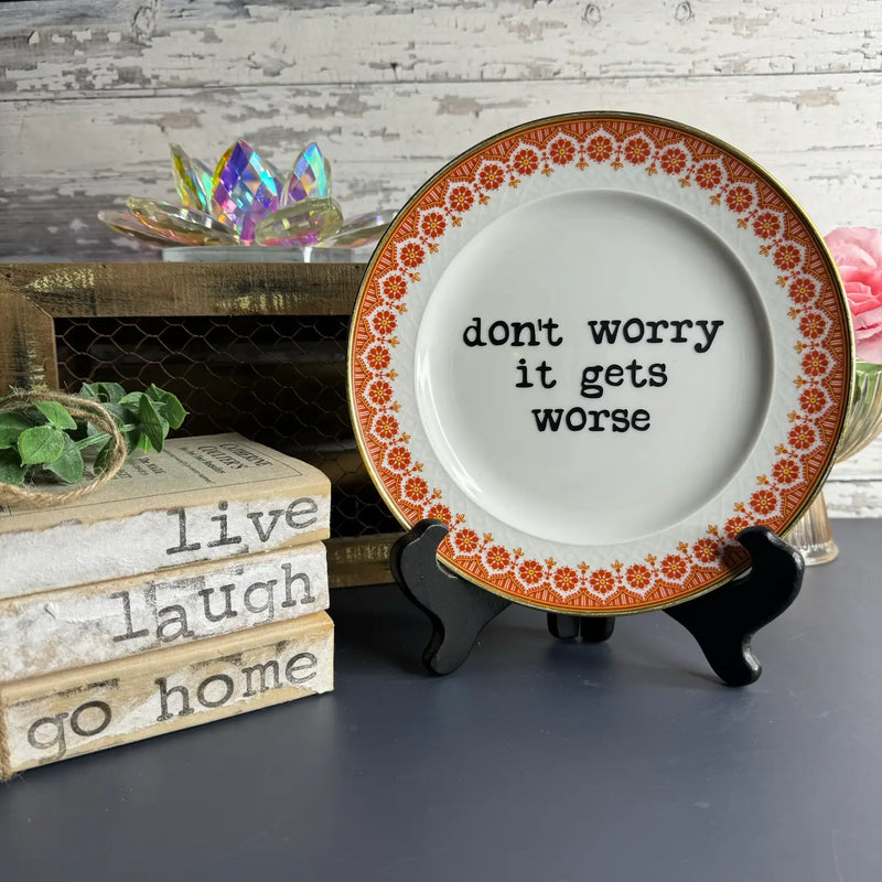 Funny Home Plates - BarBelles Boutique