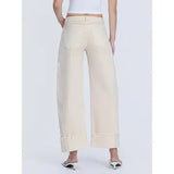 Olivia High Rise Cuffed Barrel Jeans