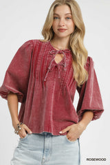 Charming Corduroy Blouse