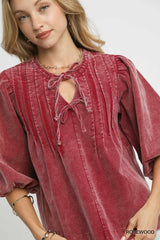 Charming Corduroy Blouse