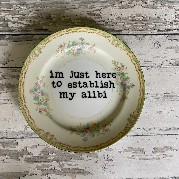 Funny Home Plates - BarBelles Boutique