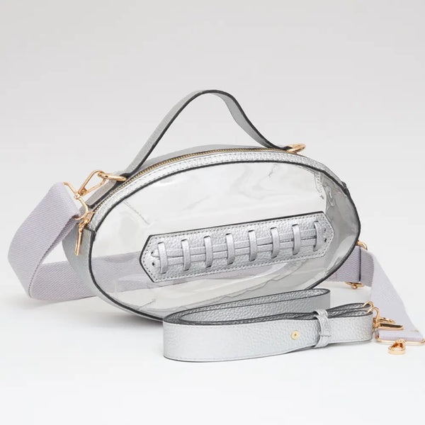 Clear Football Crossbody