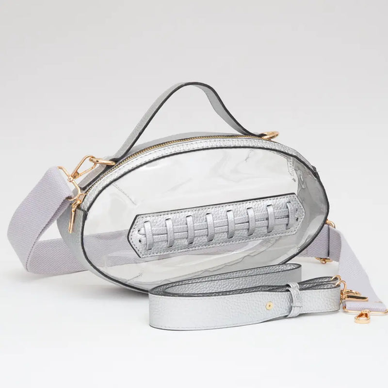 Clear Football Crossbody
