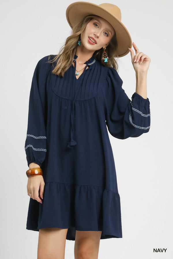 Twirl & Tassel Mini Dress