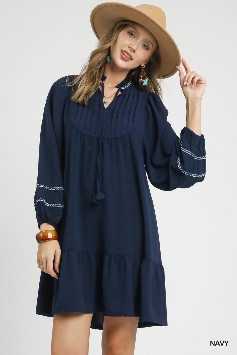 Twirl & Tassel Mini Dress