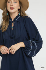 Twirl & Tassel Mini Dress