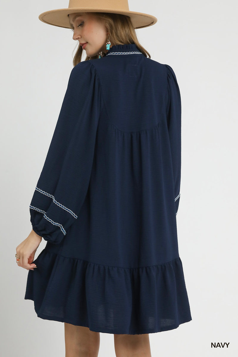 Twirl & Tassel Mini Dress