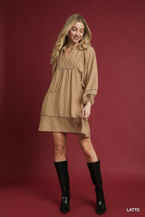 Lively Boho Mini Dress