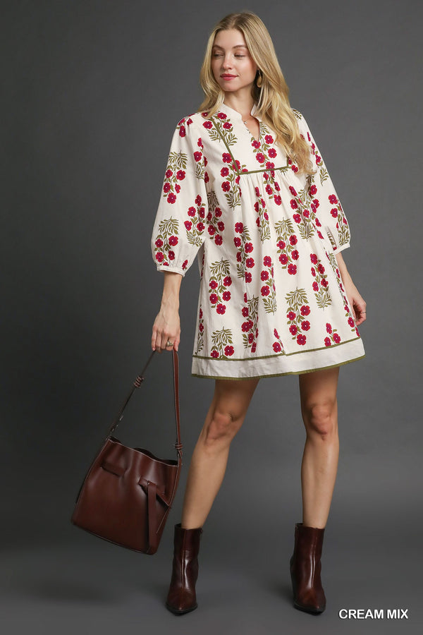Sweet Bloom Babydoll Dress
