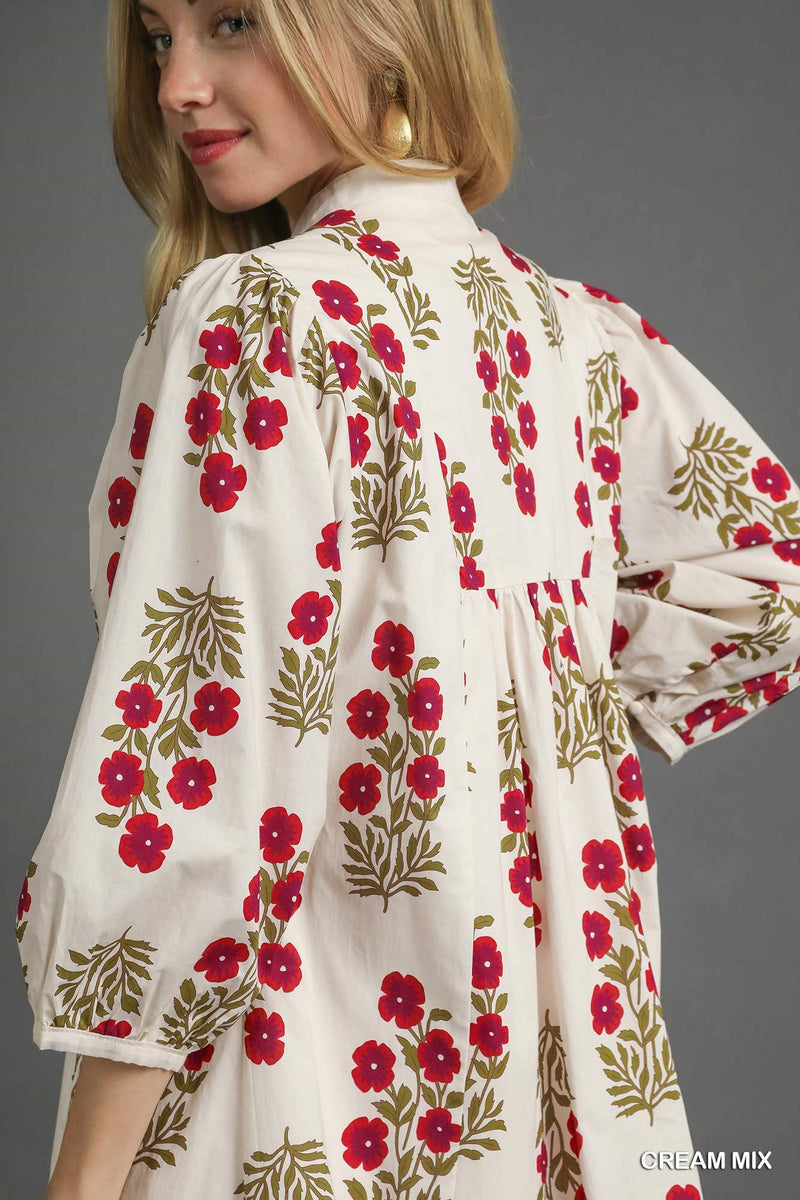 Sweet Bloom Babydoll Dress