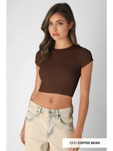 Baby Girl Ribbed Baby Tee - BarBelles Boutique