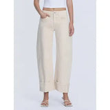 Olivia High Rise Cuffed Barrel Jeans