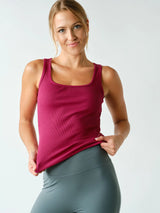 Her Classic Ribbed Tank - BarBelles Boutique