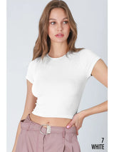 Baby Girl Ribbed Baby Tee - BarBelles Boutique