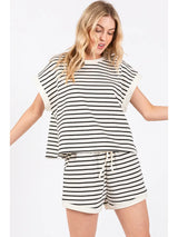Stripes Honey Short Set