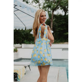 Zesty Lemon Beach Tote - BarBelles Boutique