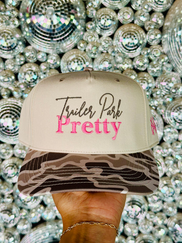 Trailer Park Pretty Embroidered Hat