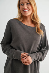 Cozy Waffle Ribbed Pullover