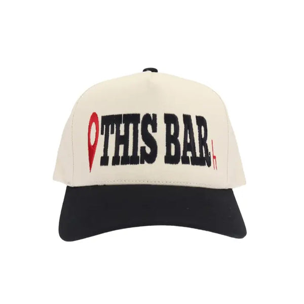 This Bar Embroidered Hat