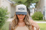 Rich in Life Trucker Hat - BarBelles Boutique