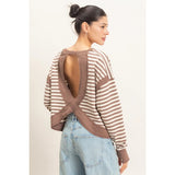Modern Touch Long Sleeve Top - BarBelles Boutique