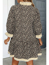 Leopard Mama Mini Dress - BarBelles Boutique