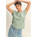 Calm Energy Side Slit  Top - BarBelles Boutique