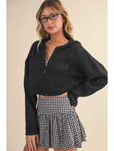 Snuggle & Slay Cropped Sweater
