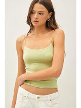 Simple Love Solid Cami - BarBelles Boutique