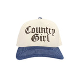 Country Girl Embroidered Hat