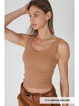 Shine in Leopard Tank