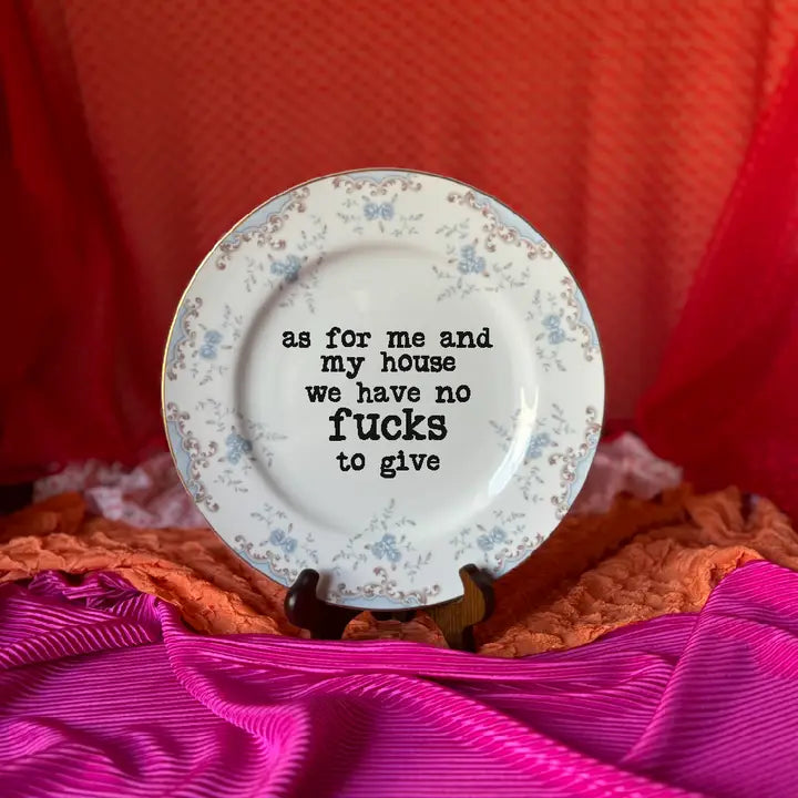 Funny Home Plates - BarBelles Boutique