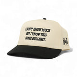 I Don't Know Much But I Know This Some Bullshit Embroidered Hat - BarBelles Boutique