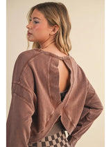 Open-Back Cutie Sweatshirt