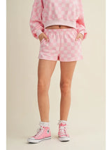 Ellie Checkered Shorts - BarBelles Boutique