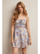 Romantic Floral Mini Dress - BarBelles Boutique