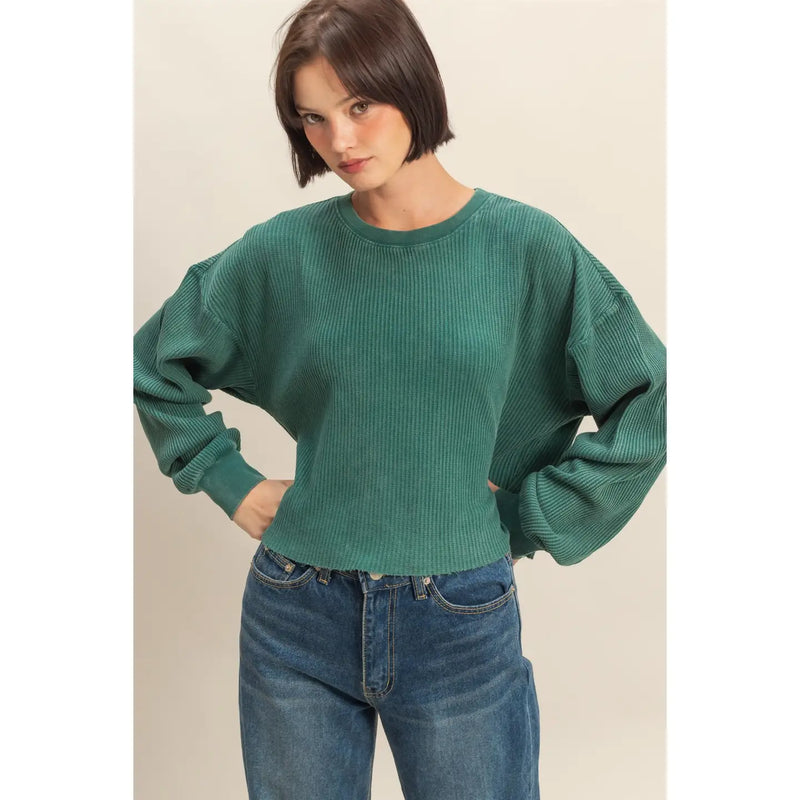 Cozy Life Waffle Top