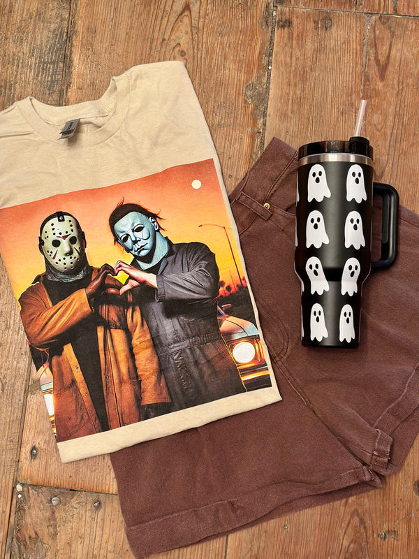 Halloween Sending Love Scary Movie Killer Tee