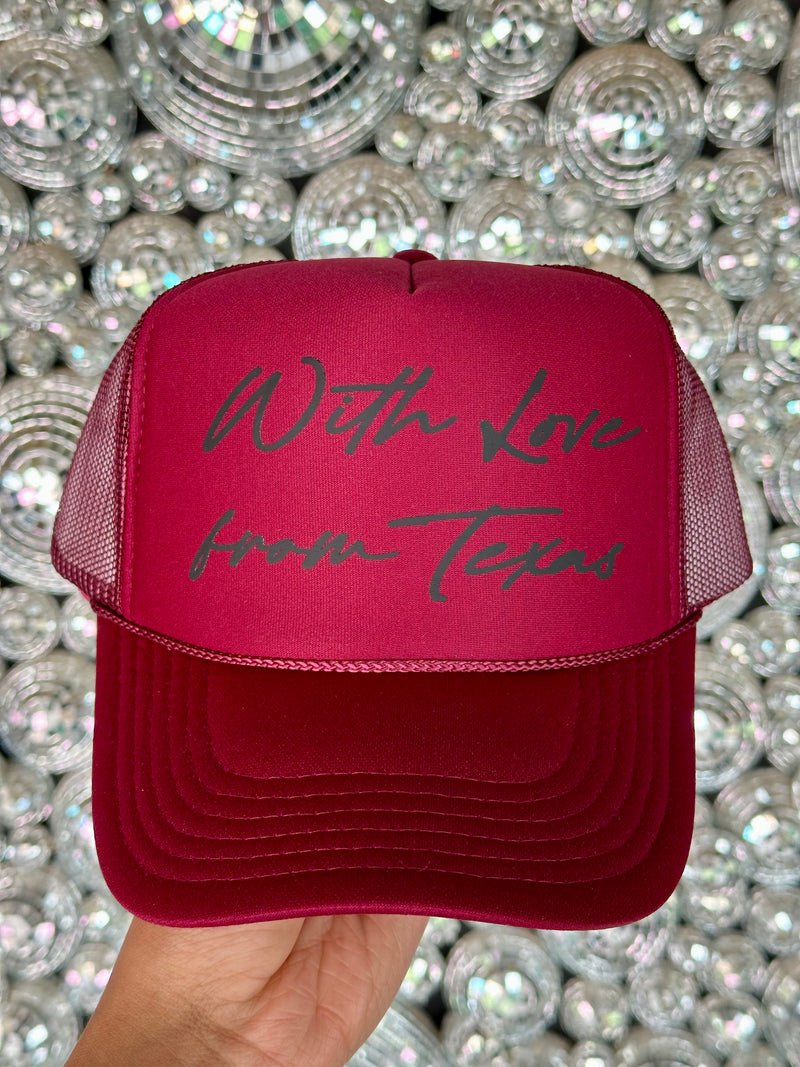 With Love, From Texas Hat - BarBelles Boutique