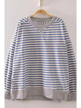 Chloe Stripe Oversized Knit Top