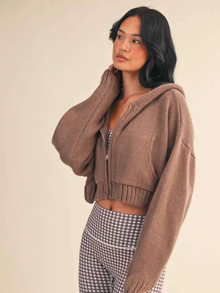 Snuggle & Slay Cropped Sweater