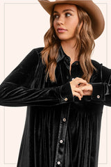 Vintage Inspired Velvet Dress