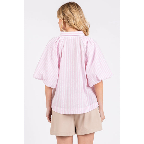 Stripe Puffed Top